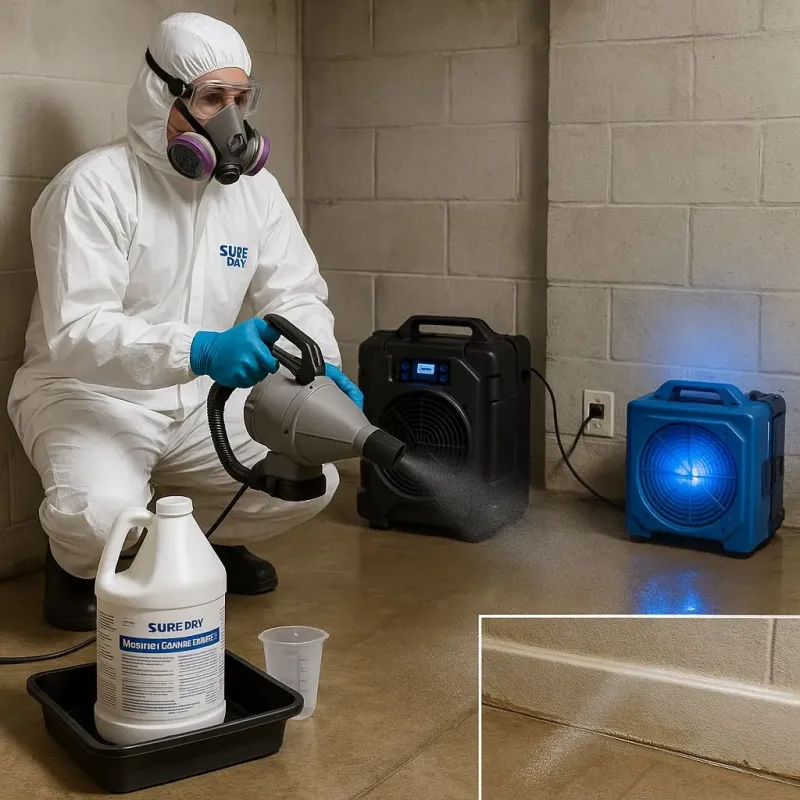 Sanitization and Odor Removal process in Coplay, PA