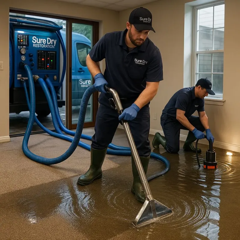 Water Extraction and Removal process in Coplay, PA